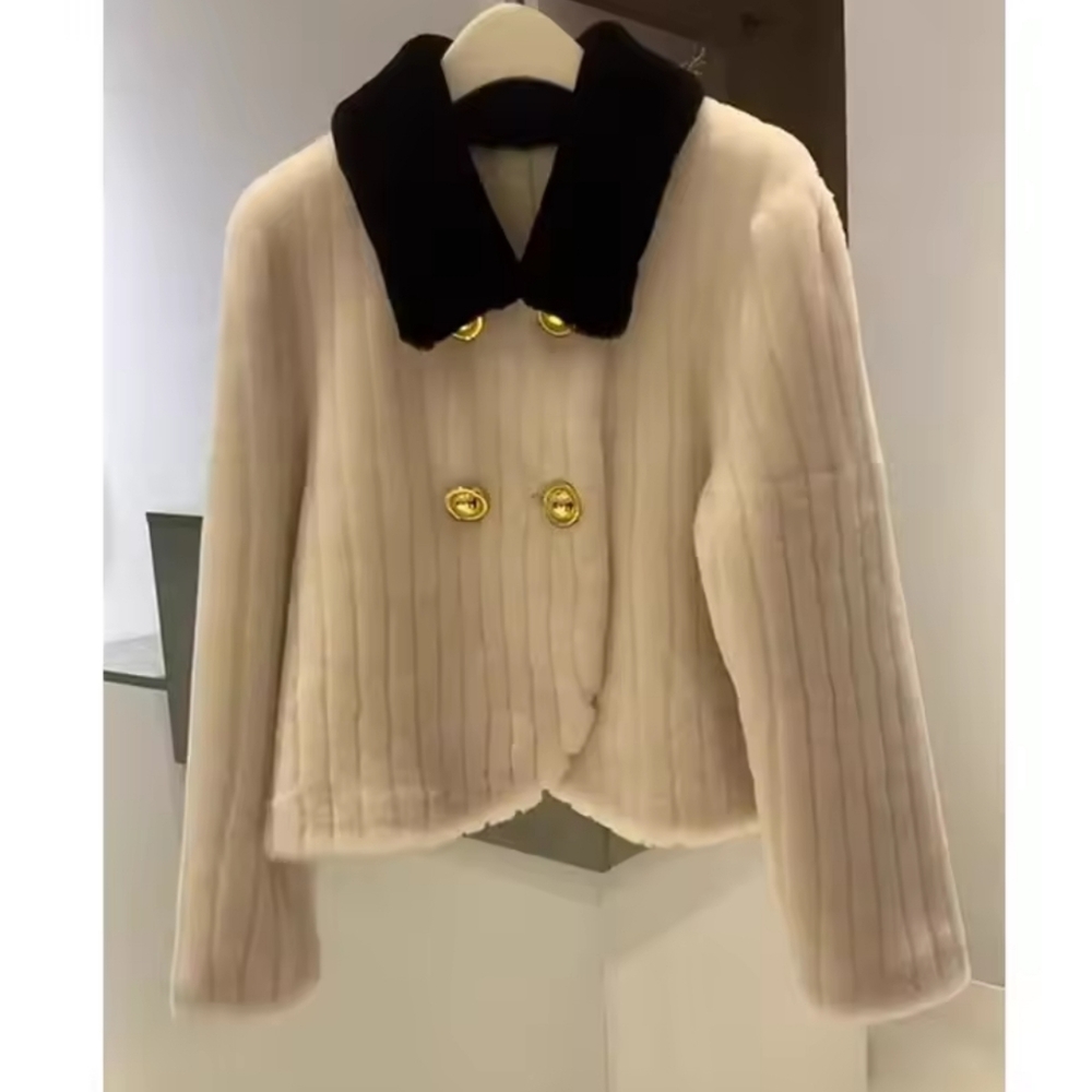 Jacket For Women Autumn Winter Faux Fur Coat French - Picture 6 of 9